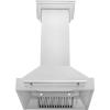 imageZLINE 30 in Satin Stainless Steel Wall Mount Range Hood with Stainless Steel Handle 8654SNX30