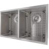 imageZLINE 33 in Anton Undermount Double Bowl Stainless Steel Kitchen Sink with Bottom Grid SR50D33