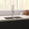 imageZLINE 33 in Chamonix Undermount Double Bowl Stainless Steel Kitchen Sink with Bottom Grid SR60D33