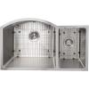 imageZLINE 33 in Cortina Undermount Double Bowl Kitchen Sink with Bottom Grid SC70D