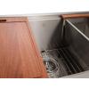 imageZLINE 33 in Garmisch Undermount Single Bowl Stainless Steel Kitchen Sink with Bottom Grid and Accessories SLS33