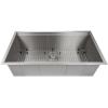 imageZLINE 33 in Garmisch Undermount Single Bowl Stainless Steel Kitchen Sink with Bottom Grid and Accessories SLS33