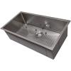 imageZLINE 33 in Meribel Undermount Single Bowl Satin Stainless Steel Kitchen Sink with Bottom Grid SRS33S