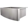imageZLINE 33 in Vail Farmhouse Apron Mount Single Bowl Stainless Steel Kitchen Sink with Bottom Grid SAS33