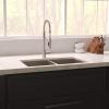 imageZLINE 36 in Anton Undermount Double Bowl Satin Stainless Steel Kitchen Sink with Bottom Grid SR50D36S