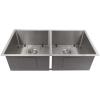 imageZLINE 36 in Anton Undermount Double Bowl Stainless Steel Kitchen Sink with Bottom Grid SR50D36