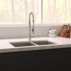 imageZLINE 36 in Chamonix Undermount Double Bowl Satin Stainless Steel Kitchen Sink with Bottom Grid SR60D36S