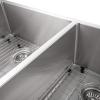 imageZLINE 36 in Chamonix Undermount Double Bowl Stainless Steel Kitchen Sink with Bottom Grid SR60D36