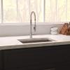 imageZLINE 36 in Meribel Undermount Single Bowl Satin Stainless Steel Kitchen Sink with Bottom Grid SRS36S