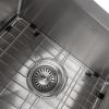 imageZLINE 36 in Niseko Farmhouse Apron Mount Double Bowl Stainless Steel Kitchen Sink with Bottom Grid SA50D36