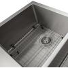 imageZLINE 36 in Niseko Farmhouse Apron Mount Double Bowl Stainless Steel Kitchen Sink with Bottom Grid SA50D36