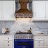 imageZLINE 36quot 46 cu ft Dual Fuel Range with Gas Stove and Electric Oven with Color Door Options RA36 Blue Gloss