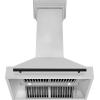 imageZLINE 36quot Autograph Edition Stainless Steel Range Hood with Stainless Steel Shell and Matte Black Handle 8654STZ36MB