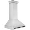 imageZLINE 36quot Autograph Edition Stainless Steel Range Hood with Stainless Steel Shell and Matte Black Handle 8654STZ36MB