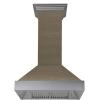 imageZLINE 36quot Shiplap Wooden Wall Range Hood with Stainless Steel Accent  Includes Motor 365YY36