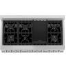 imageZLINE 48 in 60 cu ft Legacy Dual Fuel Range with 7 Burner Gas Cooktop and 2 Electric Ovens in Satin Stainless Steel RASSN48