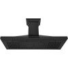 imageZLINE 48 in Wall Mount Range Hood in Black Stainless Steel with Builtin CrownSound Bluetooth Speakers BSKBNCRNBT48