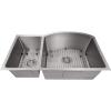 imageZLINE Aspen 33 Inch Undermount Double Bowl Sink in Snow Stainless Steel SC30D33S