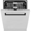 imageZLINE Autograph Edition 24quot 3rd Rack Top Control Tall Tub Dishwasher in Stainless Steel with Matte Black Handle 51dBa DWMTZ30424MB