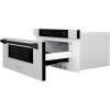 imageZLINE Autograph Edition 30 in 12 cu ft BuiltIn Microwave Drawer in Satin Stainless Steel with Matte Black Accents MWDZ30SSMB