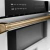 imageZLINE Autograph Edition 30quot 12 cu ft BuiltIn Microwave Drawer in Stainless Steel with Champagne Bronze Accents