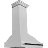 imageZLINE Autograph Edition 36 in Satin Stainless Steel Wall Mount Range Hood with Matte Black Handle 8654SNZ36MB