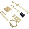 imageZLINE Autograph Edition Crystal Bay Thermostatic Shower System in Polished Gold CBYSHST2PG