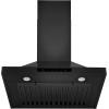 imageZLINE Convertible Vent Wall Mount Range Hood in Black Stainless Steel BSKBN 24