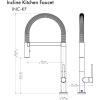 imageZLINE Incline Kitchen Faucet in Chrome INCKFCH