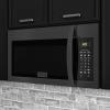 imageZLINE Over the Range Convection Microwave Oven in Black Stainless Steel with Modern Handle and Sensor Cooking