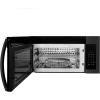 imageZLINE Over the Range Convection Microwave Oven in Black Stainless Steel with Modern Handle and Sensor Cooking