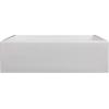 imageZLine Venice 33quot White Single Bowl Reversible Fireclay Farmhouse Sink w Grid