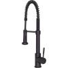 imageZline APLKFMB Apollo Pull Down Spring Kitchen Faucet Matte Black PVD Technology 360Degree Swivel 18 gallonminute Flow Rate HighPressure Anti Splash Single Handle