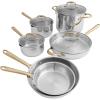 imageZLINE 10Piece NonToxic Stainless Steel Cookware Set CWSETLST10