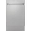 imageZLINE 18 in Tallac Series 3rd Rack Top Control Dishwasher with Satin Stainless Steel Panel and Stainless Steel Tub 51dBa DWVSN18