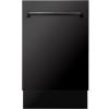 imageZLINE 18quot Tallac Series 3rd Rack Top Control Dishwasher in Black Stainless Steel with Stainless Steel Tub 51dBa DWVBS18
