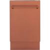 imageZLINE 18quot Tallac Series 3rd Rack Top Control Dishwasher in Copper with Stainless Steel Tub 51dBa DWVC18
