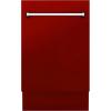 imageZLINE 18quot Tallac Series 3rd Rack Top Control Dishwasher in Red Gloss with Stainless Steel Tub 51dBa DWVRG18