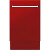imageZLINE 18quot Tallac Series 3rd Rack Top Control Dishwasher in Red Matte with Stainless Steel Tub 51dBa DWVRM18