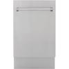 imageZLINE 18quot Tallac Series 3rd Rack Top Control Dishwasher in Stainless Steel and Traditonal Handle 51dBa DWV30418 304 Stainless Steel