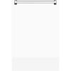 imageZLINE 18quot Tallac Series 3rd Rack Top Control Dishwasher in White Matte with Stainless Steel Tub 51dBa DWVWM18