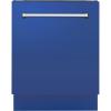 imageZLINE 24quot Tallac Series 3rd Rack Tall Tub Dishwasher in Blue Matte with Stainless Steel Tub 51dBa DWVBM24