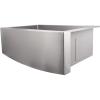 imageZLINE 30 in Zermatt Farmhouse Apron Mount Single Bowl Stainless Steel Kitchen Sink with Bottom Grid SAS30