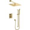imageZLINE Autograph Edition Crystal Bay Thermostatic Shower System in Champagne Bronze CBYSHST2CB