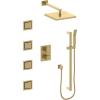 imageZLINE Autograph Edition Crystal Bay Thermostatic Shower System with Body Jets in Champagne Bronze CBYSHST3CB