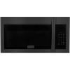 imageZLINE Over the Range Convection Microwave Oven in Black Stainless Steel with Modern Handle and Sensor Cooking