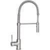 imageZLine SRAKFBN Sierra Pull Down Spring Kitchen Faucet Brushed Nickel PVD Technology Powerful Spray Options 360Degree Swivel Technology Lockin Design Durable Construction