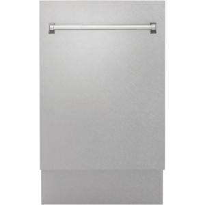 imageZLINE 18 in Tallac Series 3rd Rack Top Control Dishwasher with Satin Stainless Steel Panel and Stainless Steel Tub 51dBa DWVSN18