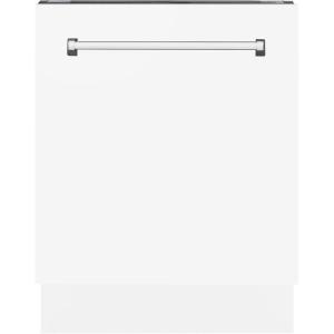 imageZLINE 24quot Tallac Series 3rd Rack Tall Tub Dishwasher in White Matte with Stainless Steel Tub 51dBa DWVWM24
