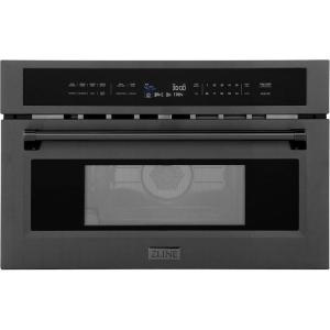 imageZLINE 30quot 16 cu ft Builtin Convection Microwave Oven in Black Stainless Steel with Speed and Sensor Cooking MWO30BS